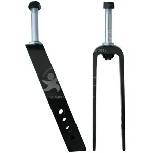 Invacareoration - 1089103 - Fork And Stem, Black, Aluminum
