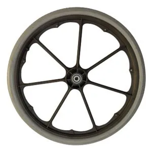 Invacareoration - 1121043 - Composite Urethane Corded Single Wheel Assembly For Wheelchair, 24" X 1"