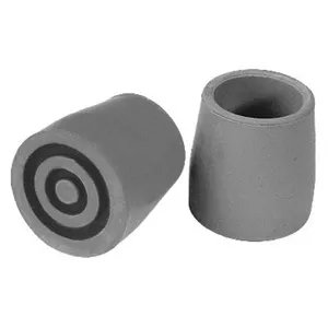 Invacare - 1141737 - Rubber Cane Tip Package 1/2", Black, Small for Bariatric Cane