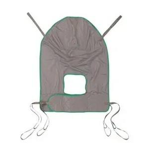 Invacareoration - 2451104 - Easy Fit Sling, Large, Green/Gray, Solid Polyester