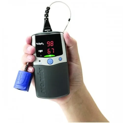 Invacare - V2500 - PalmSAT 2500 Handheld Oximeter with Easy to Clean Sensor, Small