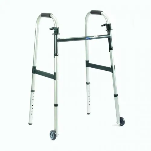 Invacare - From: 6291-3F To: 6291-5F  Dual Release Paddle Walker with Wheel