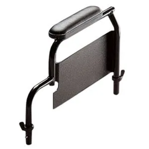 Invacare - From: 8881127563-U67 To: 8881127565-U67 - Fixed Height Conventional Desk Length Armrest Kit Left Vinyl Upholstery, Chrome Finish