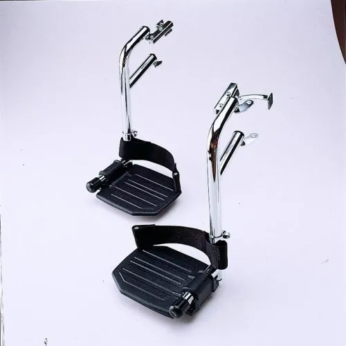 Invacare - T93AA - Swingaway Aluminum Footrests, Hanger Pin Spacing