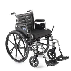 Invacare - Tracer EX2 - From: TREX20RP To: TREX26RFP -  Wheelchair  Dual Axle Desk Length Arm Midnight Blue Upholstery 20 Inch Seat Width Adult 250 lbs. Weight Capacity