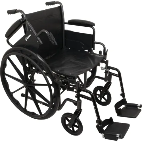ITA-MED - From: W16-300(K2) To: W20-400(K2) - Premium Wheelchair -slide tube frame