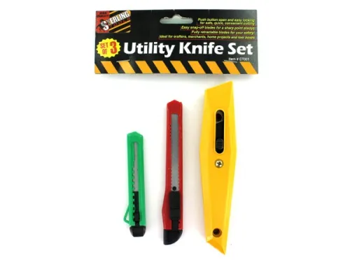 Kole Imports - CT001 - Multi-purpose Utility Knife Set
