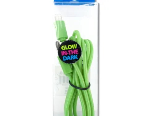 Kole Imports - EL592 - Glow In The Dark Iphone 5/6 Cable