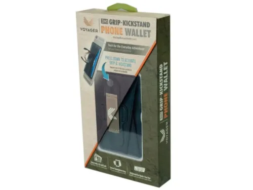 Kole Imports - EN367 - Voyager 3 In 1 Phone Wallet In Blue
