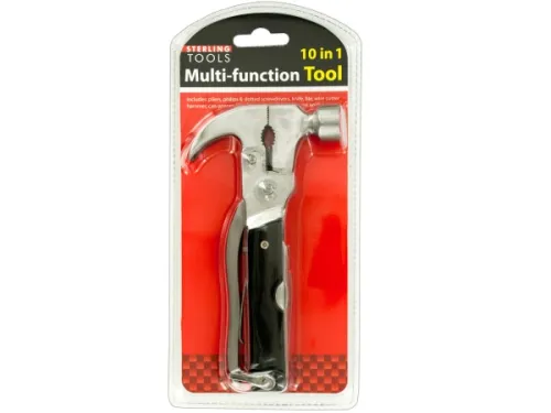 Kole Imports - OF966 - 10 In 1 Multi-function Hammer Tool
