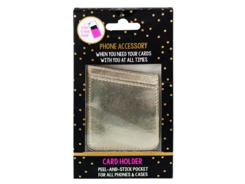 Kole Imports - OP945 - Phone Card Holder Sticker- Assorted Colors