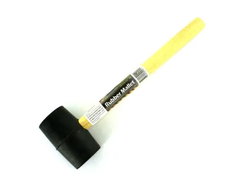 Kole Imports - ST015 - Rubber Mallet With Wood Handle