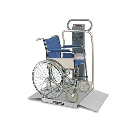 Welch Allyn - 6702SP-XX-B - Oversized Wheelchair Scale with Standard Weight (lb/kg), Data Port and Line Cord, IEC Plug Typ-B (US Only)