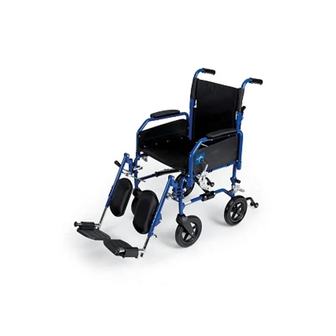 Medline - MDS806300H2 - Hybrid 2 Transport Wheelchair Chairs,F: 8   R: 24