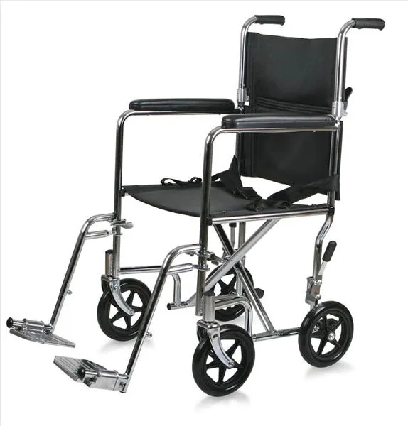 Medline From: MDS808200 To: MDS808200F3BK - Steel Transport Chair Ultralight Chairs