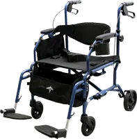 Medline - From: MDS808200TR To: MDS808200TRR  Combination Rollator/Transport Chair