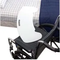 Metal And Mobility Products - SafetySure - 5015 - SafetySure Curved Transfer Board - Polyethylene Plastc. 250 lbs. weight capacity. 28" length, 12" end width, 10.5" center width.