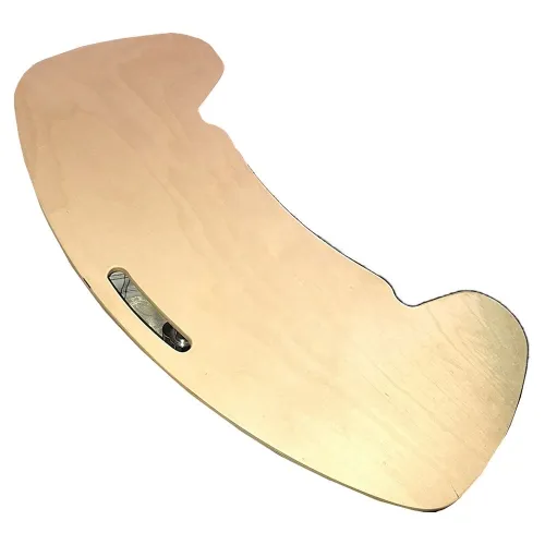Metal And Mobility Products - SafetySure - 5025 - SafetySure Curved Transfer Board - Wood.