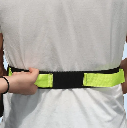 Metal And Mobility Products - SafetySure - 6216 - SafetySure Economy Gait Belt with Hand Grips, 48".