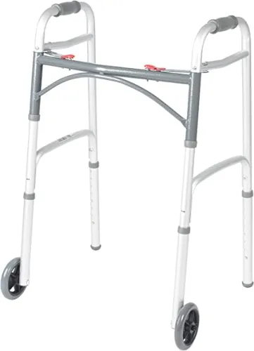 North Coast Medical - NC88017 - Deluxe Two Button Folding Walker