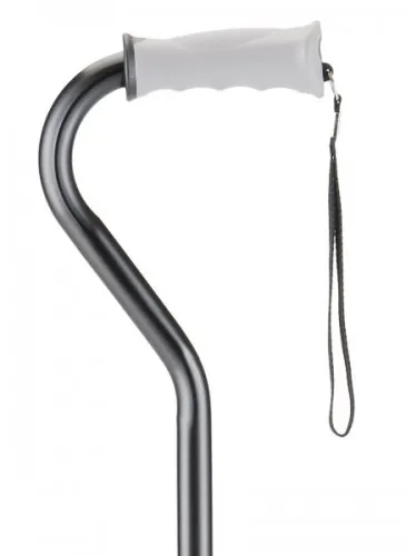 Nova Ortho-med - From: 1061BK To: 1061SI  Cane Offset With Rubber Soft Handle Grip (Latex Free)