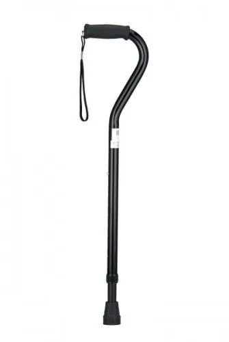 Nova Ortho-med From: 1080BK To: 1080SI - Heavy Duty Offset Cane With Strap Bariatric Strap- Silver