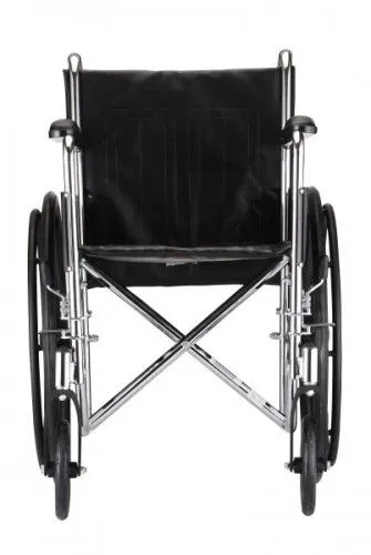 Nova Ortho-med - 5080S - Wheelchair- 18In. With Fixed Arm & Swing Away Footrest