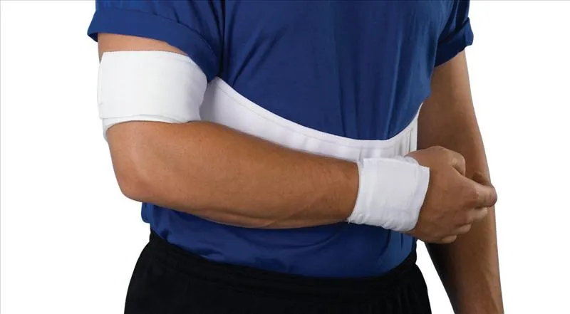 Medline - From: ORT16100L To: ORT16300L - Sling Style Shoulder Immobilizer with Neck Pad