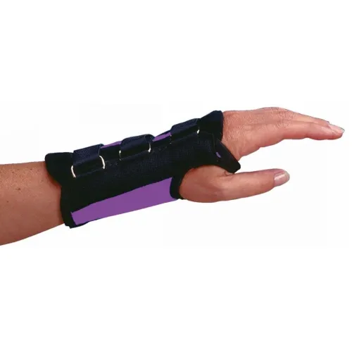 Patterson Medical - A6094 - Wrist Brace  D-Ring Pur Rt Sm Sm           Prestn