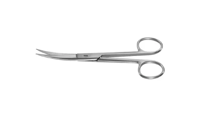 Integra Lifesciences - Padgett - PM-6550 - Dissecting Scissors Padgett Converse 5-1/2 Inch Length Surgical Grade Stainless Steel Nonsterile Finger Ring Handle Curved Blade Sharp Tip / Sharp Tip