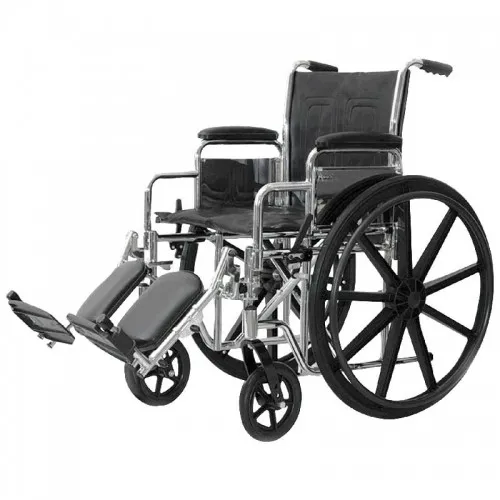 PMI - Professional Medical Imports - 88-1006DX - Standard DX Wheelchair with Fixed Arm and Swingaway Footrest