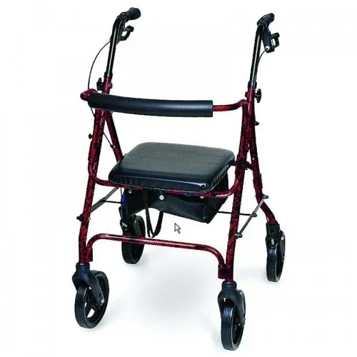 PMI - Professional Medical Imports - 88-1032P - Deluxe Aluminum Rollator, Marble
