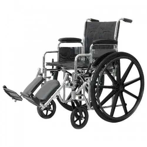PMI - Professional Medical Imports - 88-1124DX - Standard DX Wheelchair with Detachable Desk Arm and Swingaway Footrest