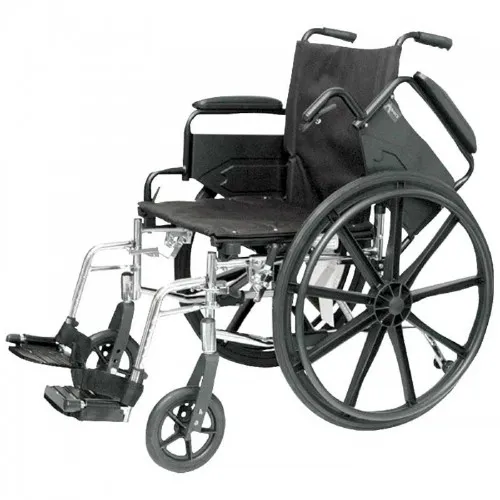 PMI - Professional Medical Imports - 88-1611J - High Performance Lightweight Wheelchair Seat Dimension, Elevating Footrest