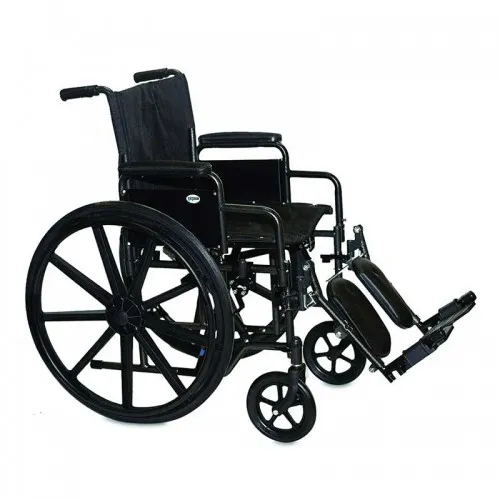 Professional Medical Imports - EC12 - Economy Detachable Arm Wheelchair with Elevating Legrest