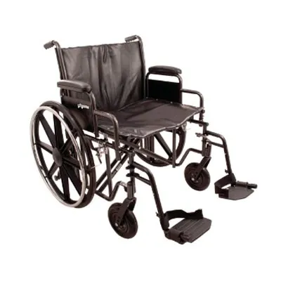 PMI - Professional Medical Imports - ProBasics - WC72418DS - K7 Wheelchair, 24x18 with Removable Desk Arms and Tool-Free Foot Rests.