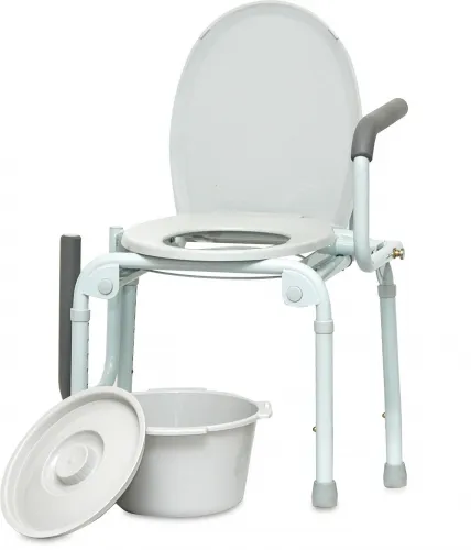 PMI - Professional Medical Imports - BSDAC - Drop Arm Commode, 300 lb Weight Capacity.