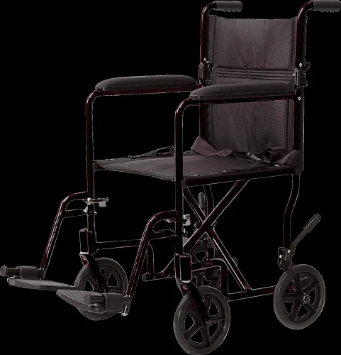 Professional Medical Imports - 9201BKA - Lightweight Aluminum Transport Chair Seat