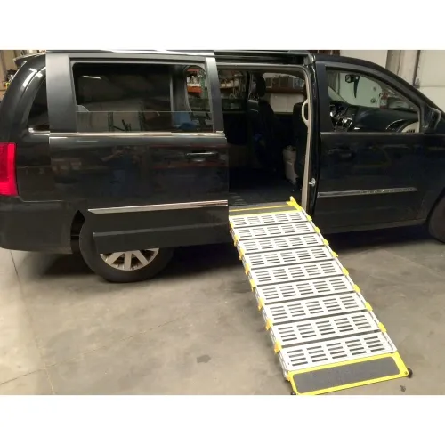 Roll-A-Ramp - From: MF-30.6 To: MF-30.7 - (non Powered) Manual Mini Van Models. Manual Folding Ramp. Wide Models (rear Installation Check Compatibility).requires Wide  Minimum Side/rear Door Opening  .capacity(lbs):1000 Lbs