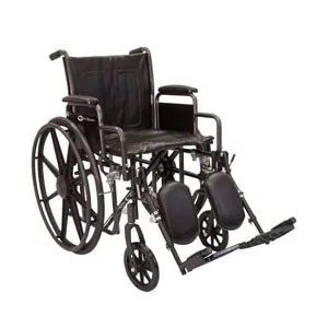 Roscoe - K2ST1616DHREL - K2 Wheelchair with Removable Desk-Length Arms and Swing-Away Footrest