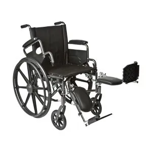 Roscoe - K41616DHFBEL - K4-Lite Wheelchair with Flip Back, Desk-length Arms and Elevating Legrests