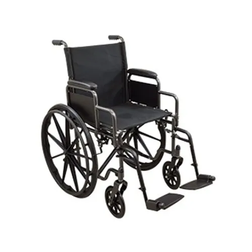 Roscoe - W12016DS - KONA Wheelchair with Swing Away Footrests & Desk Length Arms, 20 x 16