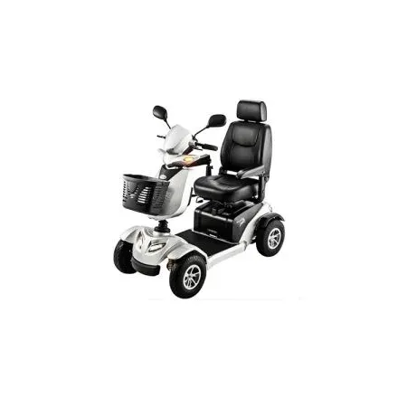 Merits Health Products - S13151ARMU-MHP - Merits Health Products - S13151armu - 300 Lbs. With Seat Lift Mech-alock Tiller, Solid Tires, 1mirror, No Batts Solid Tires