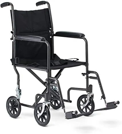 Surgical Appliance Industries - 6006 - Transport Chair Black Frame