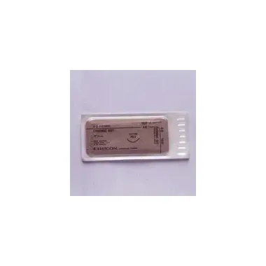 Ethicon Suture - U202H - ETHICON SURGICAL GUT SUTURE CHROMIC SUTURE TAPER POINT SIZE 50 27" NEEDLE RB1 ½ CIRCLE 3DZ/BX