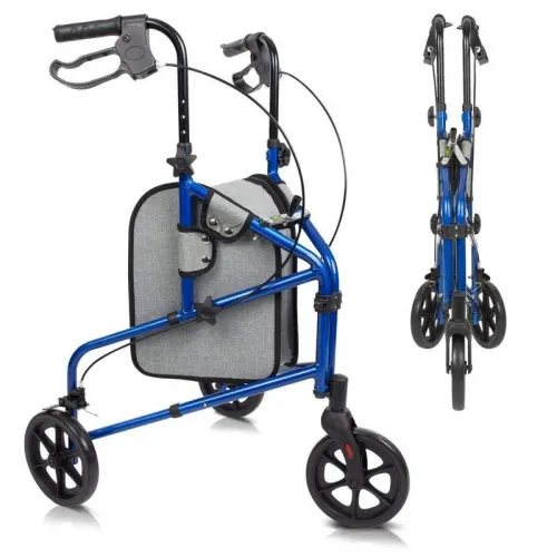 Vive Health - From: MOB1026BLU To: MOB1027BLK - 3 Wheel Rollator