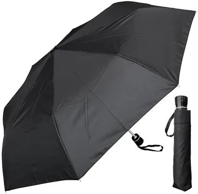 Rain Stoppers - W011B - Manual Lightweight Super Mini Black